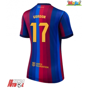 Barcelona Anthony Gordon #17 Primera Equipación Mujer 2026-27 Manga Corta